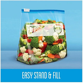 Mua HỘP 35 TÚI KHÓA KÉO TRỮ THỰC PHẨM Ziploc Slider Storage Bags 3.785ml (1 gallon)