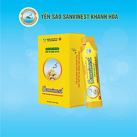 Tinh chất Yến sào Khánh Hòa Sanvinest dành cho người cao tuổi - Hộp 10 túi 20 ml