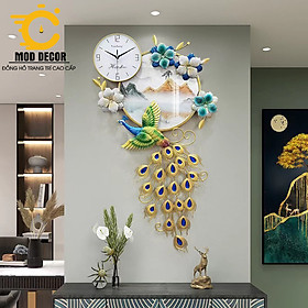 Mua Đồng hồ treo tường tráng gương công phượng phú quý 2920-2
