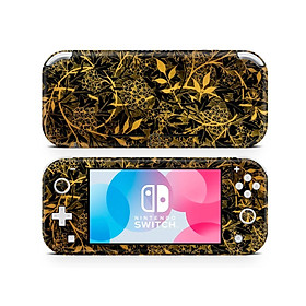 Mua Skin decal dán Nintendo Switch Lite mẫu Gold Botanical Pattern (dễ dán  đã cắt sẵn)