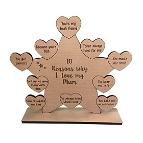i  Mum  Wooden Sign Collection Figurine
