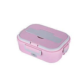 Hộp Cơm Hâm Nóng Giữ Nhiệt Cao Cấp - Khay 3 ngăn Inox 304, Tặng kèm túi đựng giữ nhiệt , thìa & đũa inox 304 và 2 túi làm đá