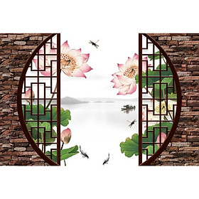 Tranh thêu động vật Die Lian Hua Con giáp tuổi Dậu YD254