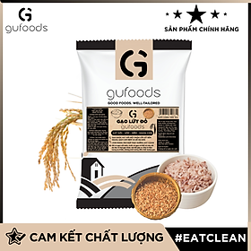 Gạo lứt GUfoods (đỏ / đen tím than) (túi 1kg) - Healthy, Thực dưỡng, Eat clean