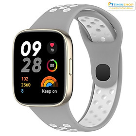 Dây đeo cho Redmi Watch 3 thể thao 2 màu