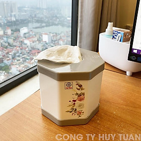 Mua Hộp đựng khăn giấy bát giác chính hãng Việt Nhật 2731 (HBG02)