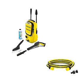 Combo Máy phun rửa áp lực cao Karcher K 2 Compact Car và dây cấp nước 1.5m