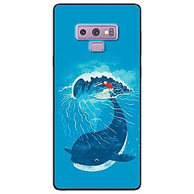 Ốp lưng dành cho Samsung Note 9 mẫu Ván Cá Voi