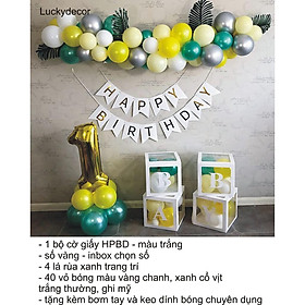 Set Trang Trí Sinh Nhật Cho Bé Trai Bé Gái nhiều mẫu đơn giản dễ làm