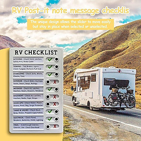 Mua Bảng ghi chú kiểm tra checklist nhanh Memo plastic board (My Chores Elder Care RV Checklist)