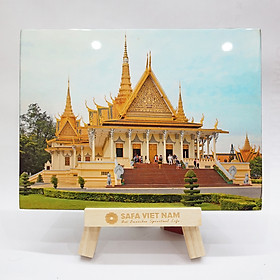 Tranh Sơn Mài "Cung điện Hoàng Gia Campuchia"