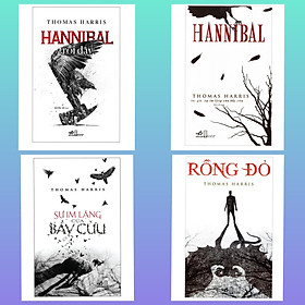 Combo 4 Cuốn Tiểu Thuyết Nổi Tiếng Thế Giới: Hannibal (Tái Bản 2018) + Sự Im Lặng Của Bầy Cừu + Hannibal Trỗi Dậy (2020) + Rồng Đỏ (Bookset Nhã Nam - Truyện Trinh Thám Làm Nên Tên Tuổi Thomas Harris )