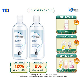 Combo 2 Nước tẩy trang ẩm mượt Bio-Essence Bio-Water 100ml/chai