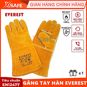 Mua Găng tay hàn Everest EW14 Bao tay hàn da lộn  chống cháy  chịu nhiệt/tia lửa văng bắn  lớp lót chống hầm bí