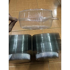 Mua 50 Hộp H26 hộp đựng bánh bông lan có nắp 16cmx7cm hộp nhựa trong bánh gato