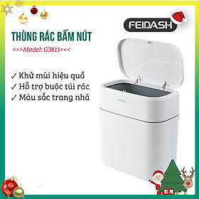 Mua Thùng Rác Đa Năng FEIDASH - Hỗ trợ thắt nút miệng túi chỉ với 1 thao tác đơn giản giúp đôi bàn tay bạn luôn sạch sẽ - Năp thùng thiết kế nút nhấn vô cùng tiện lợi