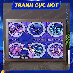Mua Tranh Tô Màu Theo Số - Tranh Lăng Kính Thần Kỳ - MS436