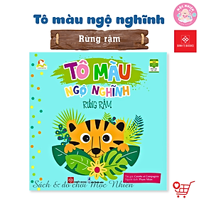 Sách Tô Màu Ngộ Nghĩnh – Đinh Tị Books (Nhiều chủ đề cho bé 3 - 6 tuổi)