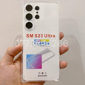 Ốp lưng cho SS S23 Ultra - Trong suốt - Chống sốc - Bảo vệ điện thoại