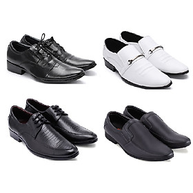 Giày tây nam Huy Hoàng màu đen, trắng HC7103-7135-7164-7706