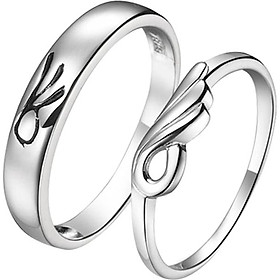 Nhẫn Đôi Bạc Hiểu Minh NC296