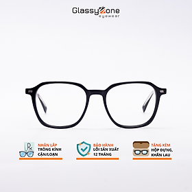 Gọng kính cận, Mắt kính giả cận kim loại Form vuông thời trang Nam Nữ Avery Brady - GlassyZone