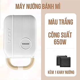 Máy Kẹp Bánh Mì, Máy Nướng Bánh Mì Mini Ép Sandwich 2 Mặt