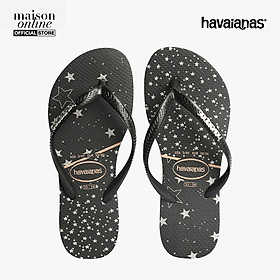 HAVAIANAS - Dép nữ Slim Metallic Print 4141363