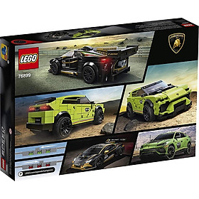 Mô hình đồ chơi lắp ráp LEGO SPEED CHAMPONS Siêu Xe Lamborghini Urus ST-X & Huracán Super Trofeo EVO 76899 ( 663 Chi tiết )