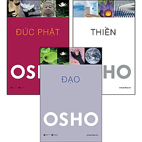 Combo 3 Cuốn Tuyệt Tác Của Osho Đức Phật - Đạo - Thiền Tái Bản