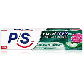 Kem Đánh Răng P/S Bảo Vệ 123 Nha Đam - Mẫu Đơn (180g)