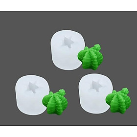 Mua Khuôn silicon 4d làm bánh làm rau câu mẫu Xương rồng hoa tròn