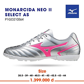 Hình ảnh Giày Bóng Đá Mizuno Monarcida Neo II Select AS Xám Hồng - Hàng Chính Hãng Nhật Bản 100%