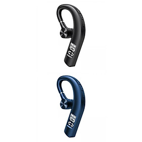Set of 2 Bluetooth Headset Ear Hook Headphones Noise Cancelling for Business