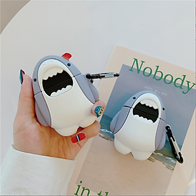 Mua Ốp bảo vệ tai nghe Cá Mập Con dành cho case airpods 3/2/1/Pro chống va đập