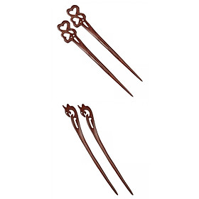 2x Hair Chopsticks Hairpin Hair Sticks for Girl Wedding Hair Accessories
