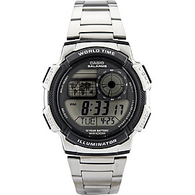 Đồng Hồ Nam Dây Nhựa Casio AE-1000WD-1AVDF (43.7mm) - Bạc