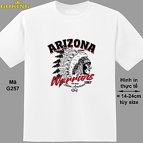 ARIZONA, mã G257. Áo thun in hình chữ siêu đẹp cho nam nữ, form unisex. Áo phông hàng hiệu GOKING. Quà tặng cao cấp cho gia đình, cặp đôi, hội nhóm, doanh nghiệp