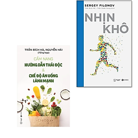 Download sách Combo 2Q Sách Y Học / Chăm Sóc Sức Khỏe : Nhịn Khô + Cẩm Nang Hướng Dẫn Thải Độc & Chế Độ Ăn Uống Lành Mạnh