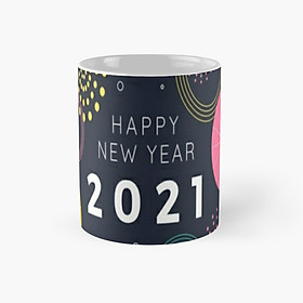 Cốc sứ lưu niệm Happy new year 2021