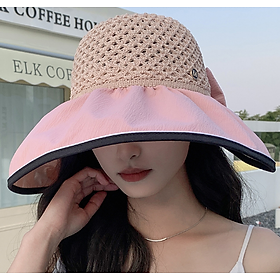 Mũ rộng vành chống nắng chống tia cực tím mới, nón nữ đi nắng đi biển thời trang