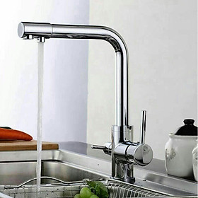 Vòi 3 đường nước đồng mạ crom cao câp PD109
