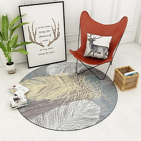 Mua Thảm trải sàn CAO CẤP Ergohome rộng 1m / 1 2m  thảm tròn trang trí phòng khách  phòng ngủ  phòng làm việc