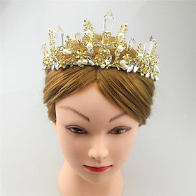 Crystal Tiara Crowns Hair Jewelry Rhinestone Wedding Pageant Bridal Decor