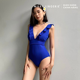[MUA 2 GIẢM 8%] Bộ Đồ Bơi Một Mảnh Cho Nữ Cổ Chữ V Quyến Rũ Cách Điệu Tôn Dáng Deap Ocean Blue Miley Lingerie - SPB001