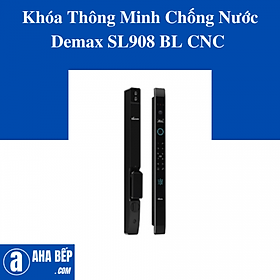 Mua KHÓA THÔNG MINH CHỐNG NƯỚC DEMAX SL908 BL CNC - HÀNG CHÍNH HÃNG