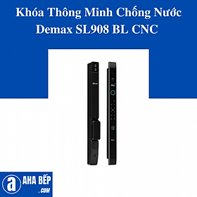 KHÓA THÔNG MINH CHỐNG NƯỚC DEMAX SL908 BL CNC - HÀNG CHÍNH HÃNG