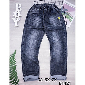 Quần jeans dài cho bé trai phối đồ đi chơi đi tiệc phong cách đẹp size 40