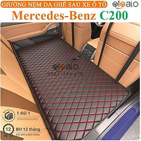 Giường đệm da xe ô tô Mercedes Benz C200 PU cao cấp - OTOALO