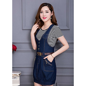 Đầm Yếm Jean Nữ D704